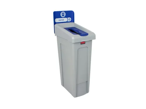 Slim Jim Recyclingstation Papier Inwerpopening 87 Liter Rubbermaid