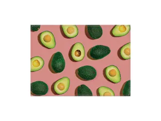 Placemat 45x32cm PVC Avocado Roze 6 Stuks - 1