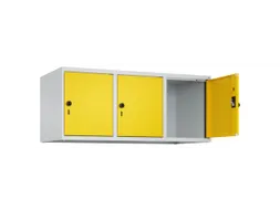 opzetkast,v. locker,3vak.,vak B 400mm,HxBxD 500x1200x500mm