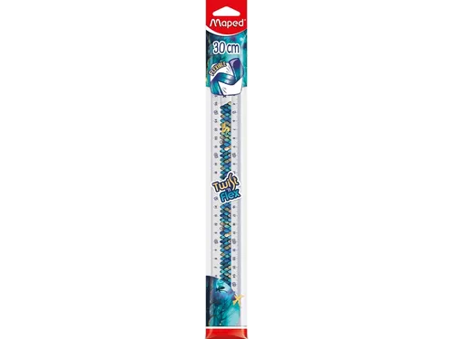 Liniaal Maped Twist 'n Flex Dragon 30cm blauw
