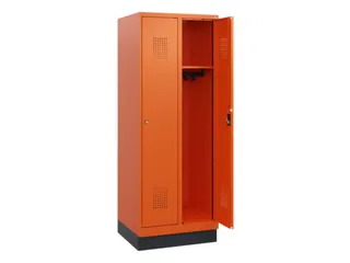 schoollocker,HxBxD 1630x600x500mm,2vak,vak B 300mm,cil.-slot,sokkel - 1