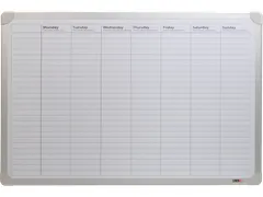 DESQ Whiteboard Weekplanner 60x90cm