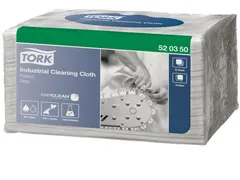 Tork 520350 Werkdoeken Industrial Cleaning Grijs Folded