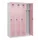 locker voor scheiding van kleding,HxBxD 1850x1200x500mm,4vak