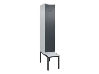 locker voor scheiding van kleding,HxBxD 2120x400x815mm,1vak - 1