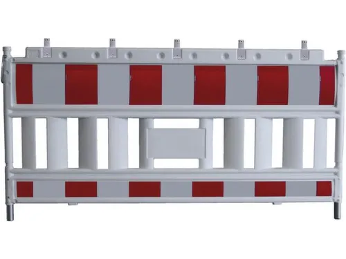 Euro2-afzethek,HxL 1000x2000mm,kunststof,wit/rood,m. lampadapter
