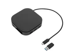 Targus DOCK116GLZ, Bedraad, USB 3.2 Gen 2 (3.1 Gen 2) Type-C, 80 W, Zw