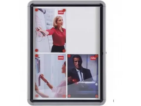 binnenvitrine met draaideur, magnetisch, ft 6 x A4