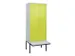 locker voor scheiding van kleding,HxBxD 2120x800x815mm,2vak