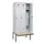 locker met bank,HxBxD 2120x900x815mm,3vak,vak B 300mm,draaigrendel