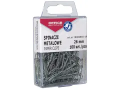 Papierklemmen 26Mm Metaal 100 stuks