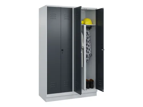 PBM-locker,HxBxD 1950x1200x500mm,4vak,vak B 300mm,draaigrendel