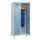 locker,HxBxD 1950x800x500mm,2vak,vak B 400mm,draaigrendel,voeten