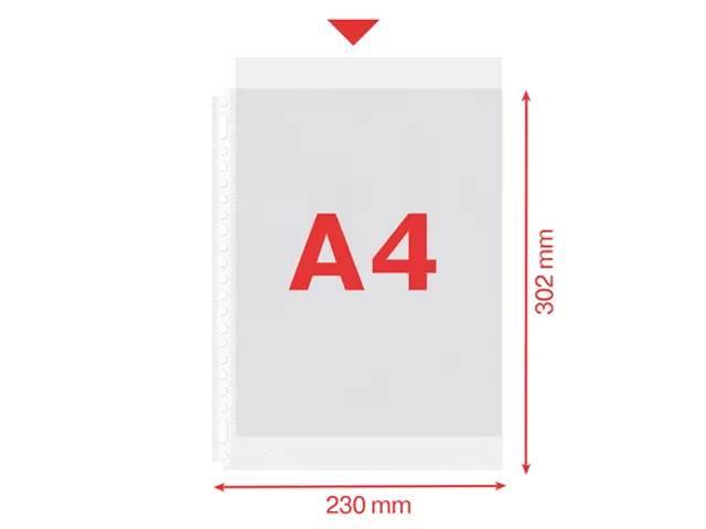 Showtas Esselte A4 23-Gaats Pp 0.08Mm Gestructureerd