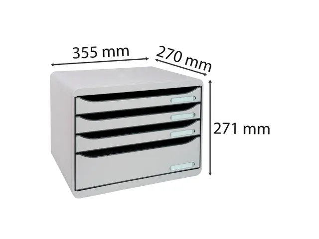 Ladenbox Big-box Plus Horizon Maxi 4 Laden Grijs