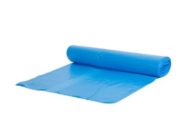 Afvalzak HDPE 70x110cm T30 120L blauw 15x20st 300st/doos