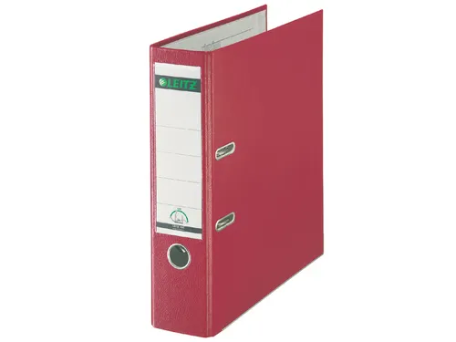 Leitz 1010 Ordner A4 80mm PP Rood 180° Mechaniek 600 Vel