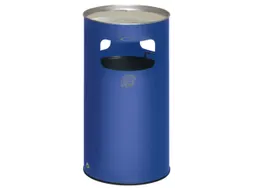 Combi-asbak Hxø 760X420Mm Rond Blauw