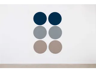 Prikbord Rond Grijs kleur 2182 Bulletin Paneel Ø 60cm frameloos - 3