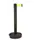 Afzetsysteem Paal Pvc HxØ 970x90mm Band Neongeel Paal Zwart
