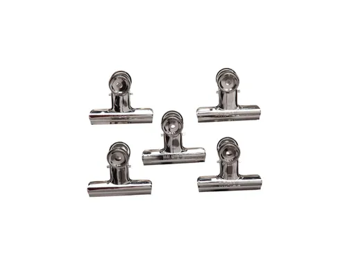Papierklem MAUL Bulldog 70mm capaciteit 40mm zilver