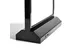 Verlichte Tafelstandaard T-Stand LED Dubbelzijdig DL 99x210mm Zwart