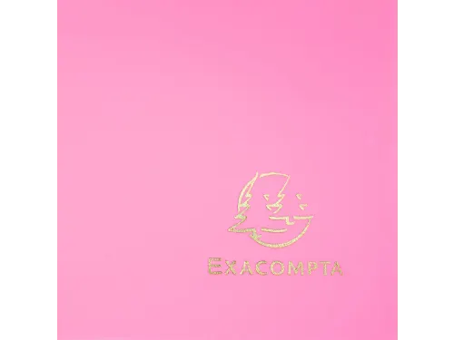 Elastomap 3 kleppen polypropyleen ondoorschijnend Eco A4 Fuchsia
