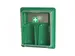 Support mural Barikos pour 2 bouteilles de de solution oculaire vert