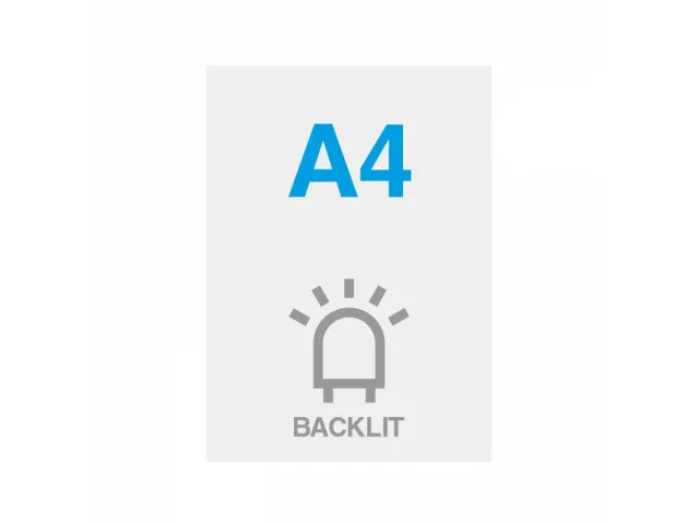 Poster Print 275g/m² Satijnen Oppervlak A4