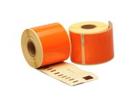 Dymo Compatible Label 99014 54x101mm Oranje