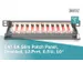 CAT 6A patchpaneel afgeschermd 12-poorts 1/2HE 10'' rackmontage zwart