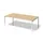vergadertafel/directiebureau,HxBxD 650-850x2400x1200mm,rechthoekig