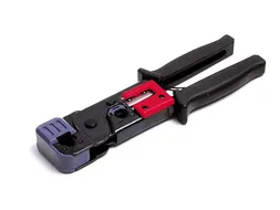 Krimptang met kabelstripper voor RJ45 en RJ11