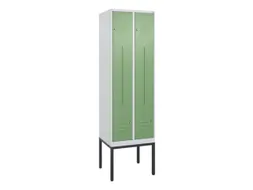 Z-garderobekast,HxBxD 2120x600x500mm,vak B 150/300mm,cil.-slot
