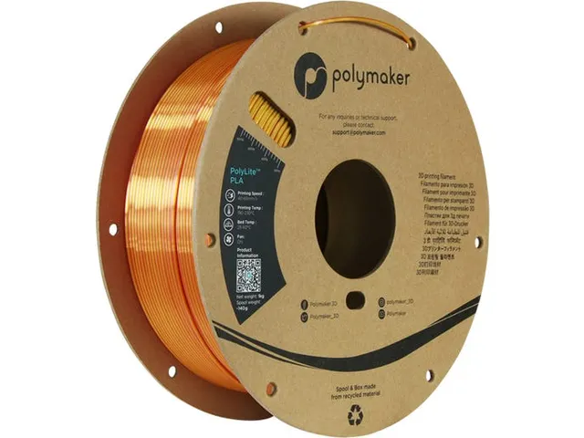 SILK PLA 1,75mm SUNSET GOLD RED 1kg