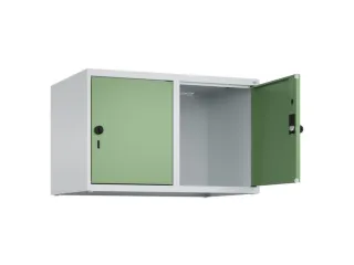 opzetkast,v. locker,2vak.,vak B 400mm,HxBxD 500x800x500mm,vleugeldeur - 2
