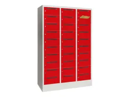 Postsorteerkast 1850x1230x500mm 3x10 Vakken Ral7035 Front Ral3000