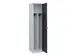 locker voor scheiding van kleding,HxBxD 1850x400x500mm,1vak