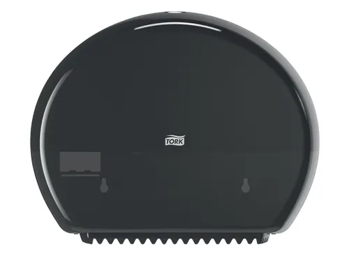 Tork 555008 T2 Mini Jumbo Toiletpapier Dispenser Elevation Zwart
