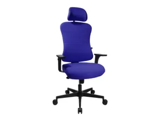 Topstar Bureaustoel Art Comfort met hoofdsteun, koningsblauw - 2