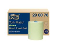 Handdoekrol Tork Matic H1 Advanced 2-laags 150m groen 290076