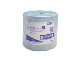 Wypall L30 7300 poetsdoeken op rol blauw 2-laags Airflex - 1