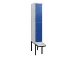 Dubbeldekse dekenkist,HxBxD 1950x300x815mm,1x2vak.,vak B 300mm