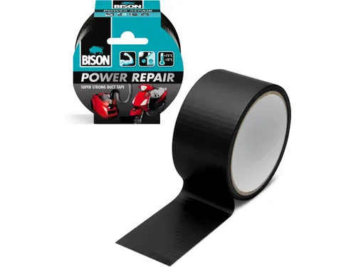 Bison Power Repair ducttape 48mmx10m Zwart