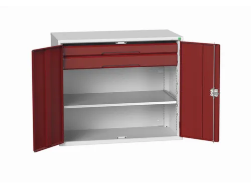 universele kast,HxBxD 1000x1300x550mm,1xStalen bodem,2lade(n)