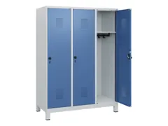 schoollocker,HxBxD 1630x1200x500mm,3vak,vak B 400mm,draaigrendel