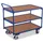 Tafelwagen 250kg 850x500mm 3 Etages Houten Plaat Ral5010