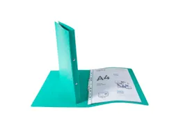 Ringmap glanskarton A4 2R 15mm groen