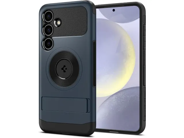 Spigen Slim Armor Samsung Galaxy S24 Plus Hoesje MagSafe Metal Slate