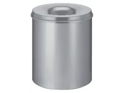 Papierbak met Vlamdover 80 Liter Ø465mm Grijs